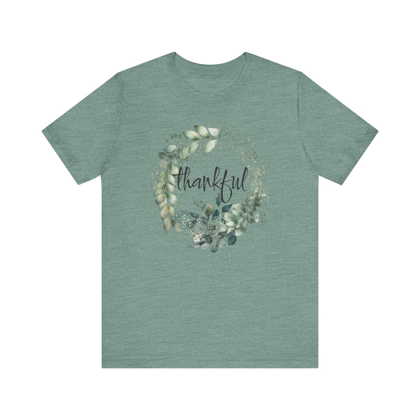 Adult "Thankful" - Unisex Jersey Short Sleeve Tee