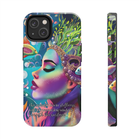 Anime iPhone Case | Water Goddess Original Art | iPhone X, iPhone 11, iPhone 12, iPhone 13, iPhone 14