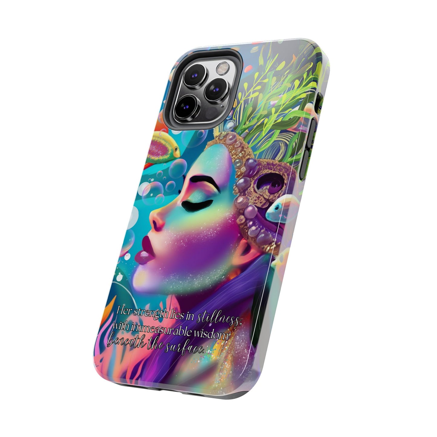 Anime iPhone Case | Water Goddess Original Art | iPhone X, iPhone 11, iPhone 12, iPhone 13, iPhone 14