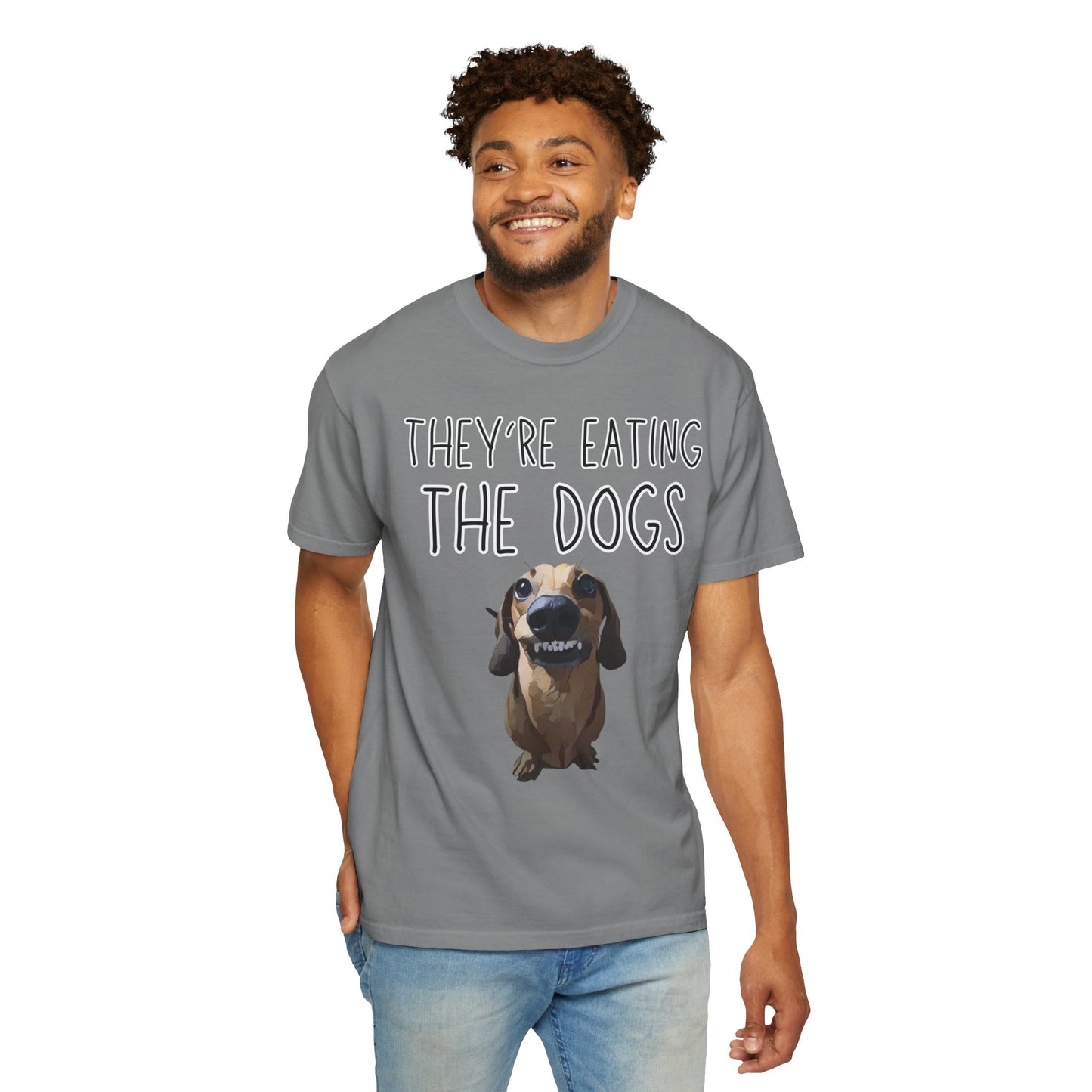 They’re Eating the Dogs! Personalized Dog T-Shirt