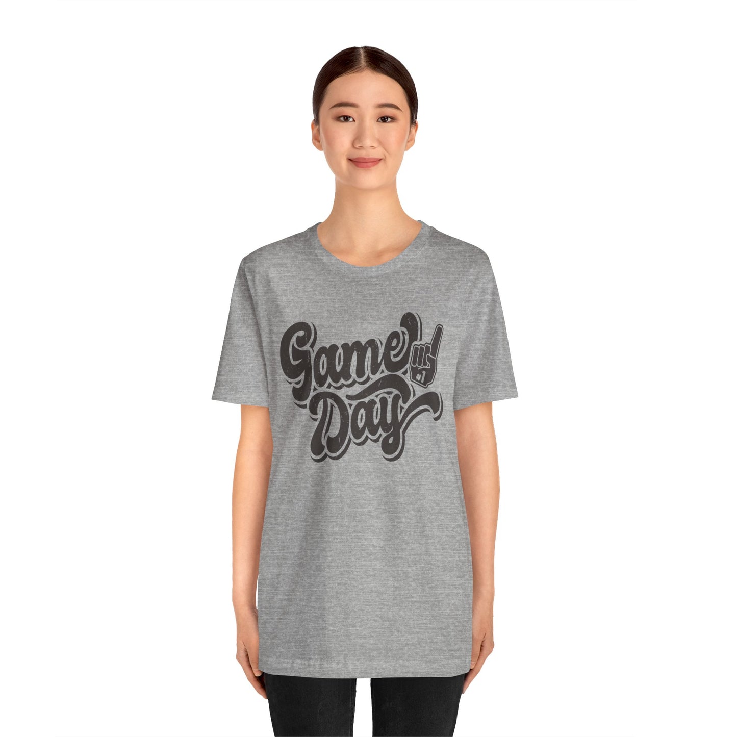 Game Day Vintage #1 Fan - Unisex Jersey Short Sleeve Tee