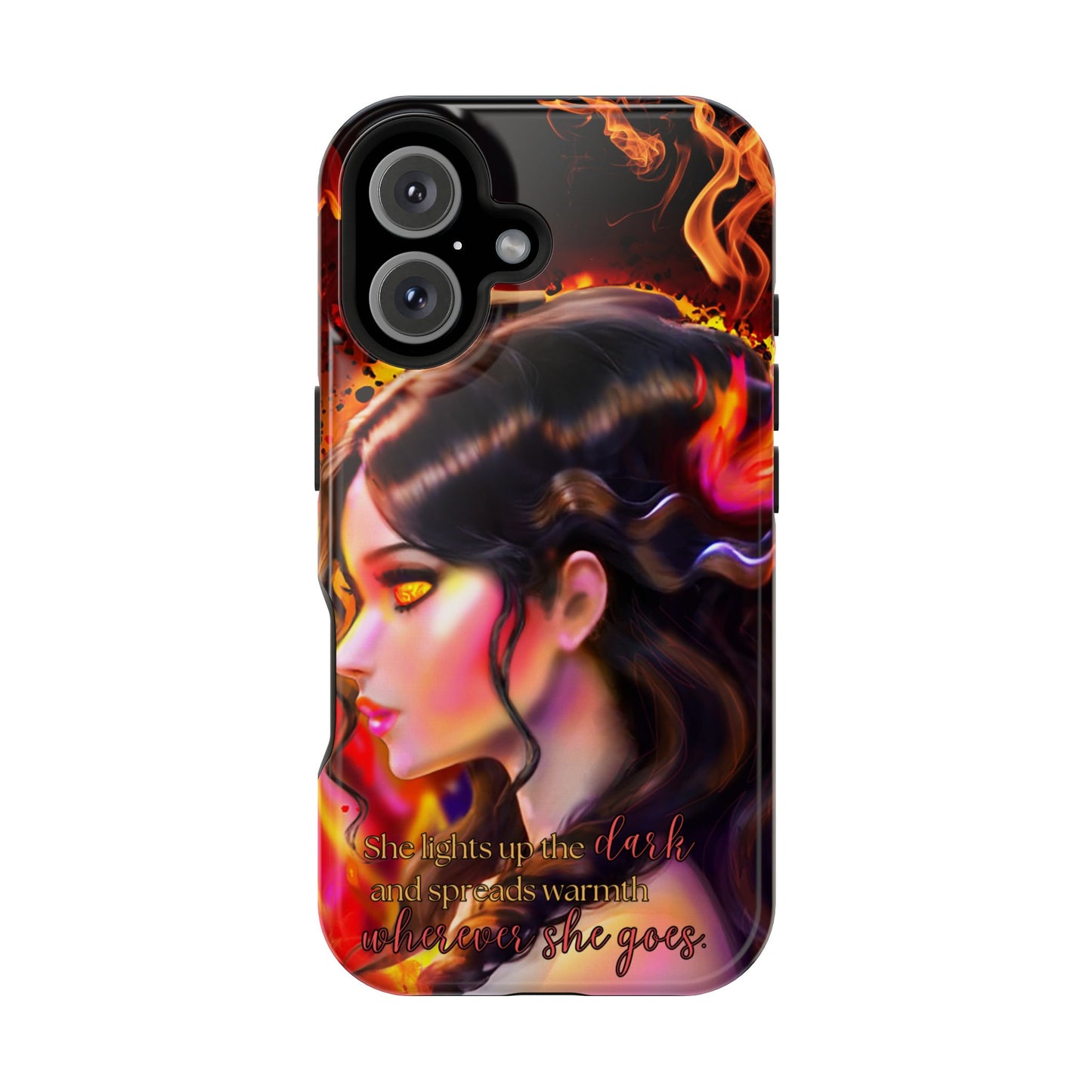 Anime Magnetic Phone Case | Fire Goddess Original Art