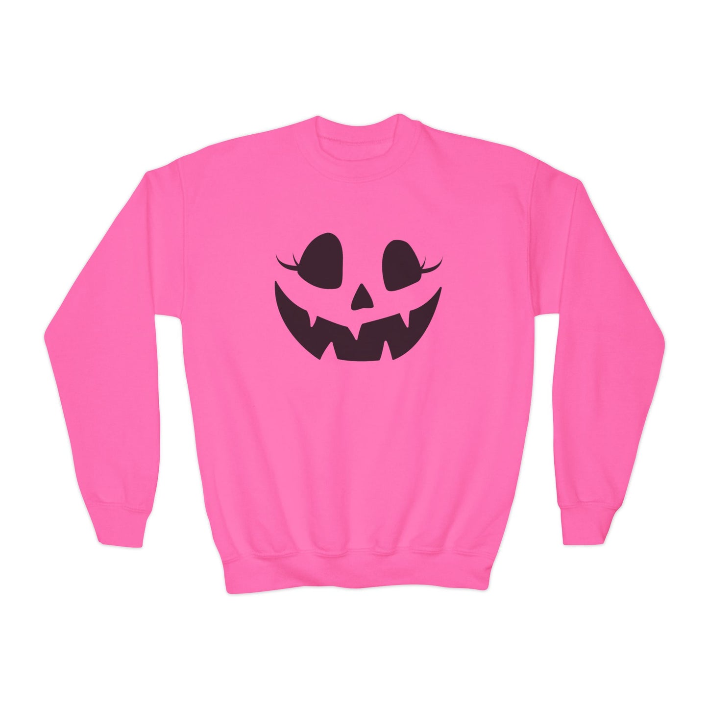 Girly Pumpkin | YOUTH Halloween Sweatshirt