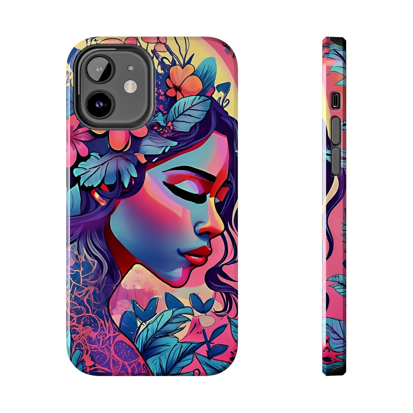 Anime iPhone Case | Water Goddess Original Art | iPhone X, iPhone 11, iPhone 12, iPhone 13, iPhone 14