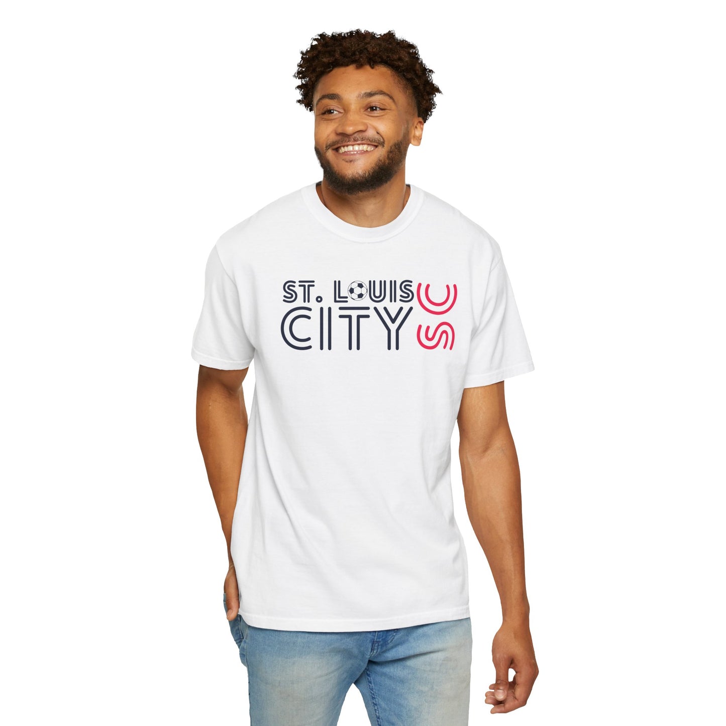 St. Louis City Soccer T-Shirt | Minimalist | Comfort Colors Tee