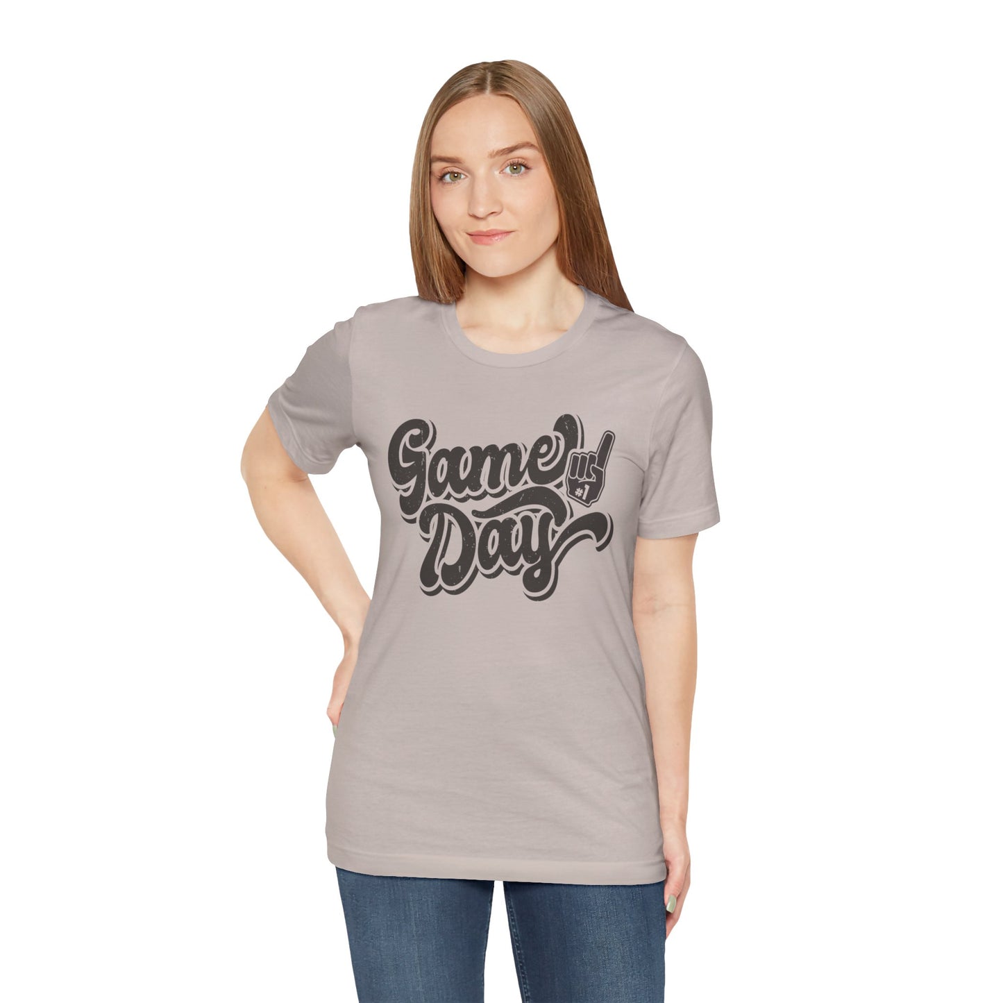 Game Day Vintage #1 Fan - Unisex Jersey Short Sleeve Tee