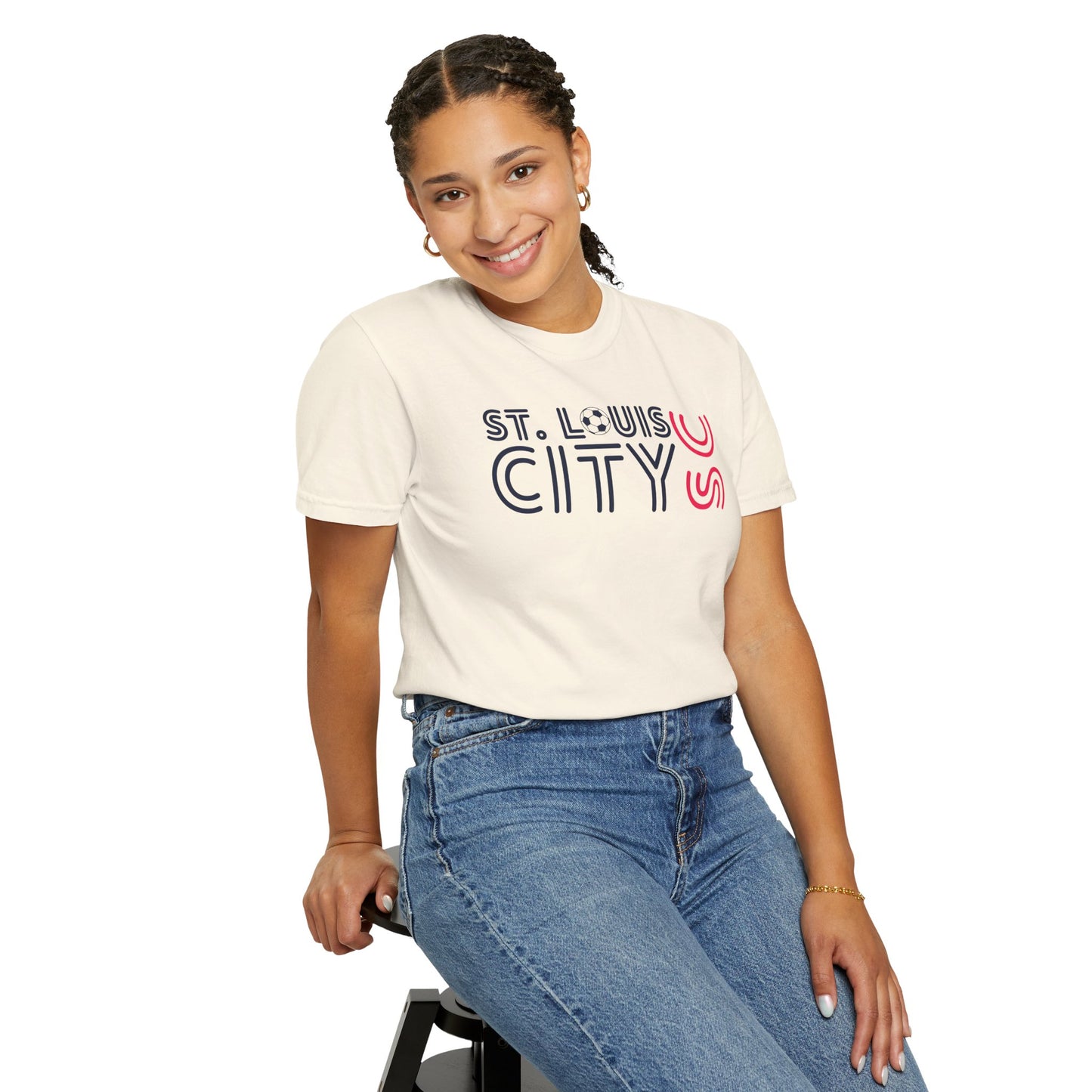 St. Louis City Soccer T-Shirt | Minimalist | Comfort Colors Tee