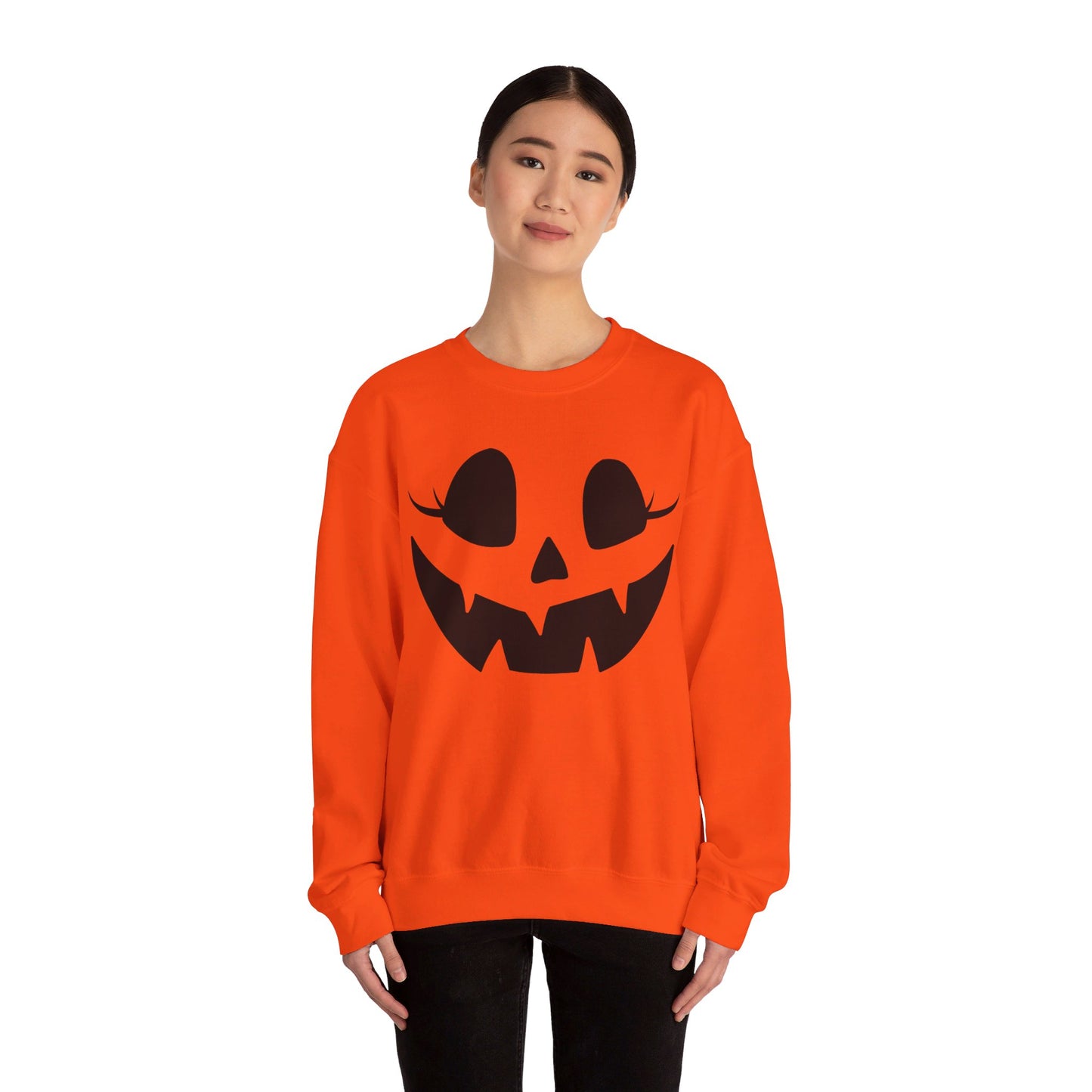 Girly Pumpkin | Adult Unisex Halloween Sweatshirt