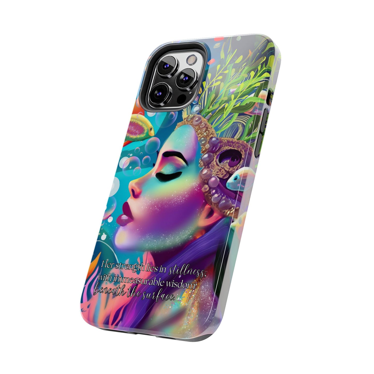 Anime iPhone Case | Water Goddess Original Art | iPhone X, iPhone 11, iPhone 12, iPhone 13, iPhone 14