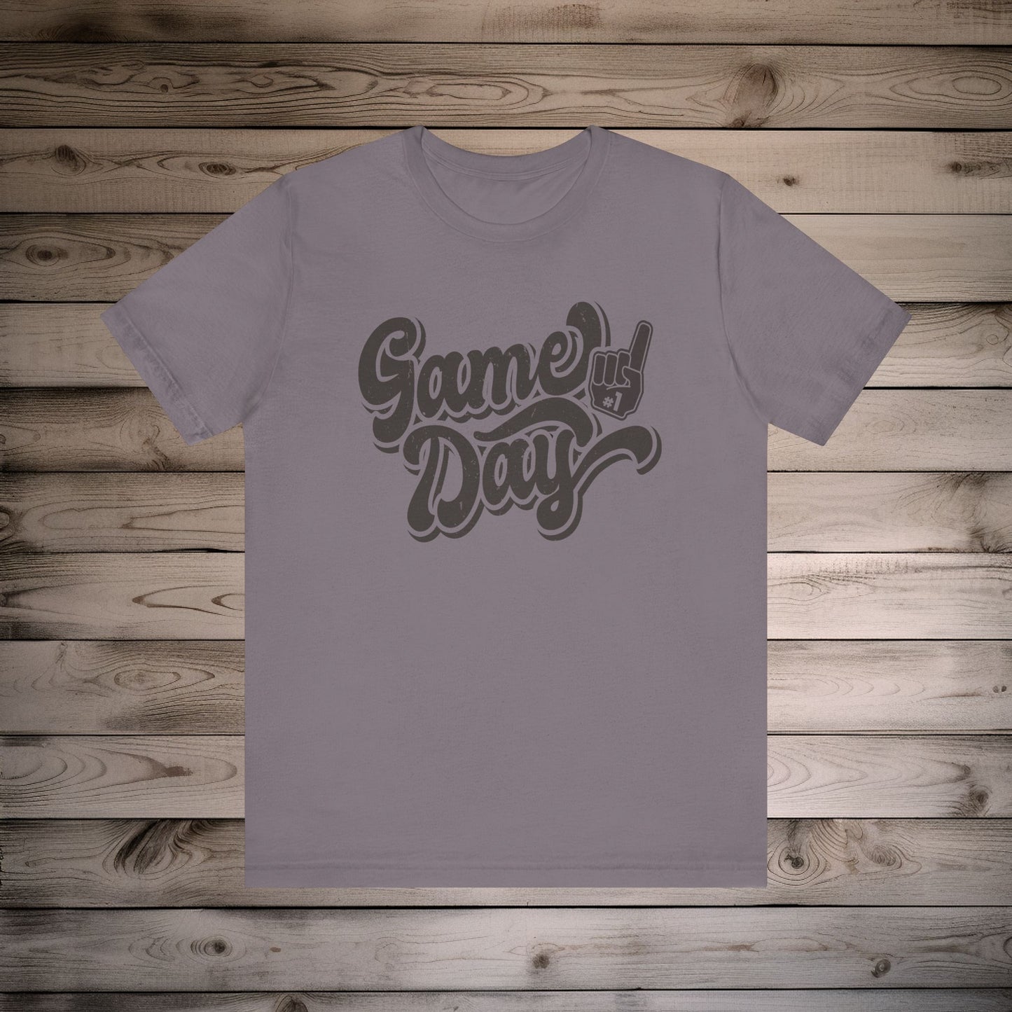 Game Day Vintage #1 Fan - Unisex Jersey Short Sleeve Tee