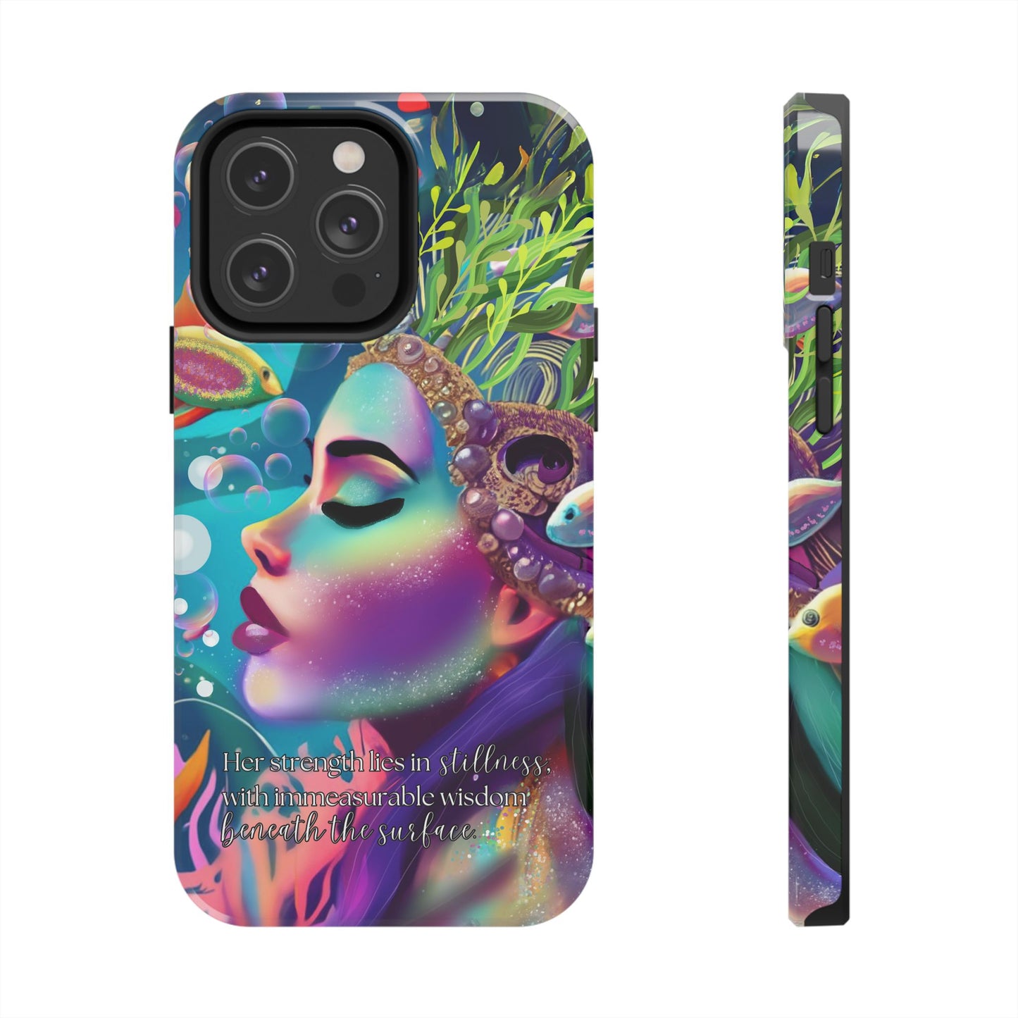 Anime iPhone Case | Water Goddess Original Art | iPhone X, iPhone 11, iPhone 12, iPhone 13, iPhone 14