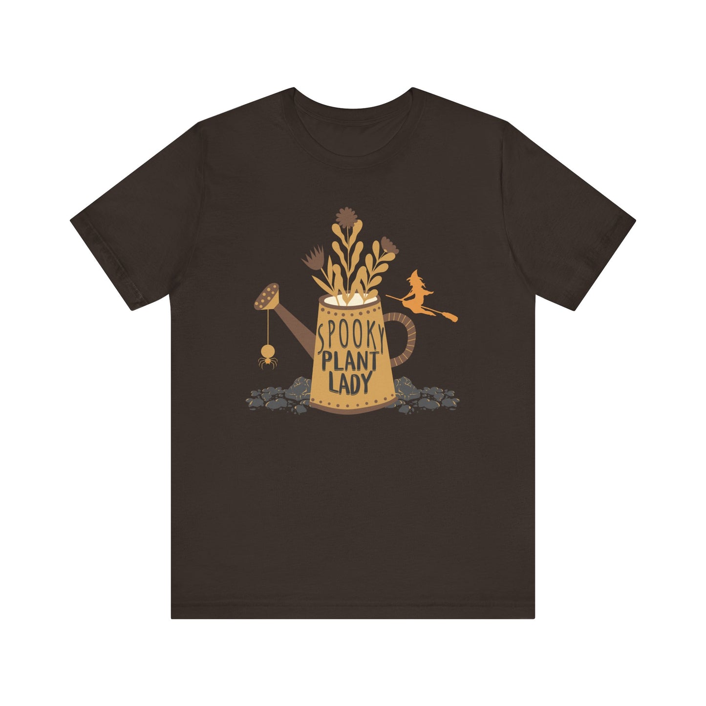 Adult "Spooky Plant Lady" - Plant Lover Unisex Jersey Short Sleeve Tee