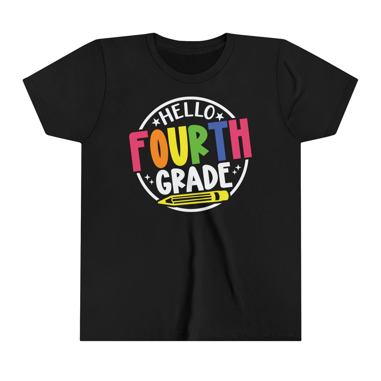 Hello Fourth Grade | Back To School Shirt | First Day Of School T-Shirt