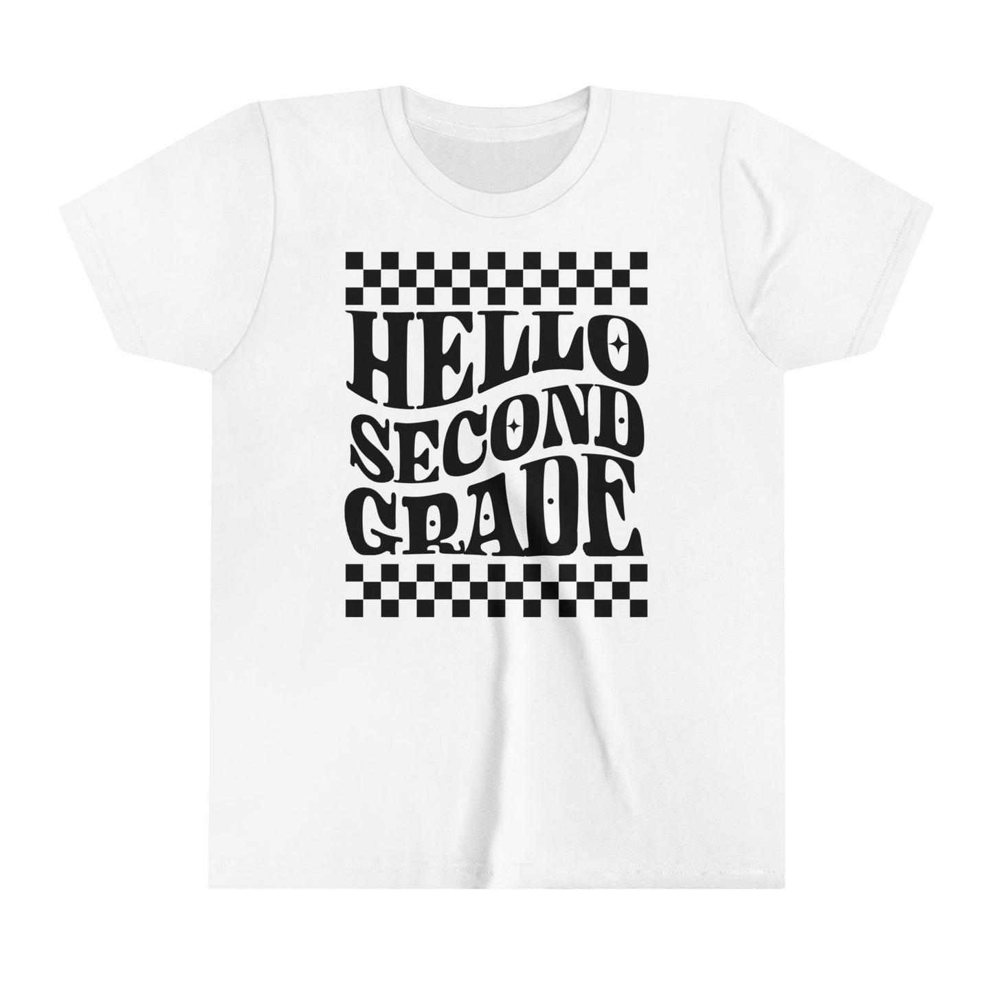 Hello Second Grade | First Day of School Kids Shirt