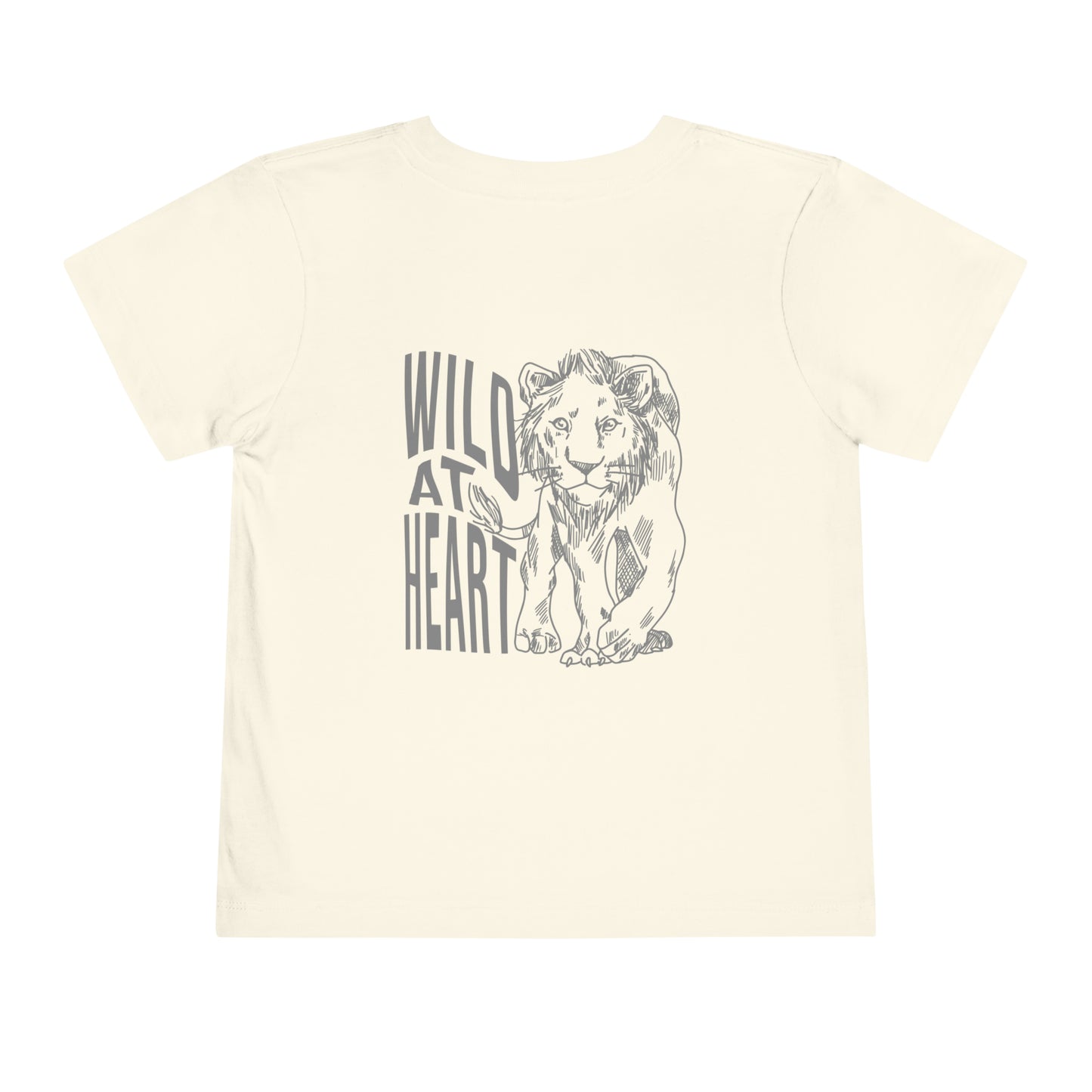 "Wild at Heart" Toddler Tee | Lion Shirt for Wild Kids