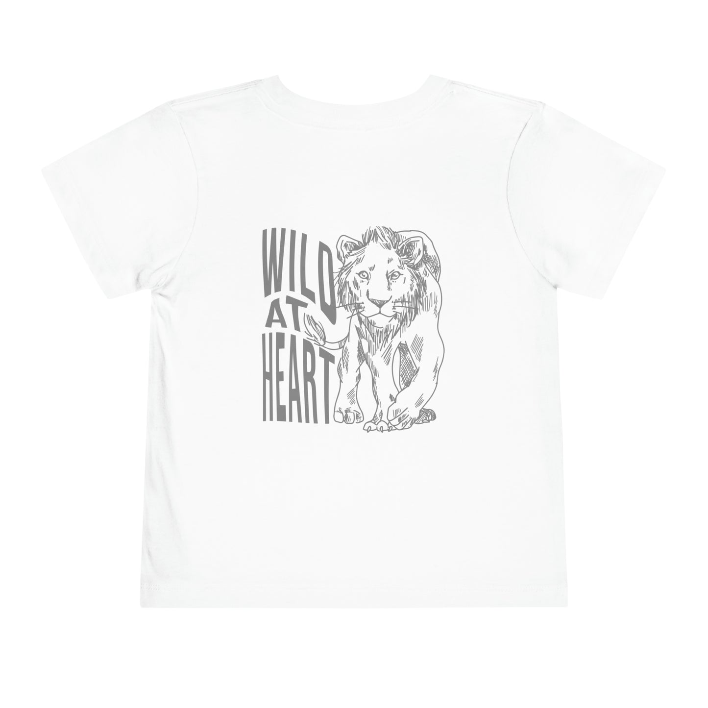 "Wild at Heart" Toddler Tee | Lion Shirt for Wild Kids