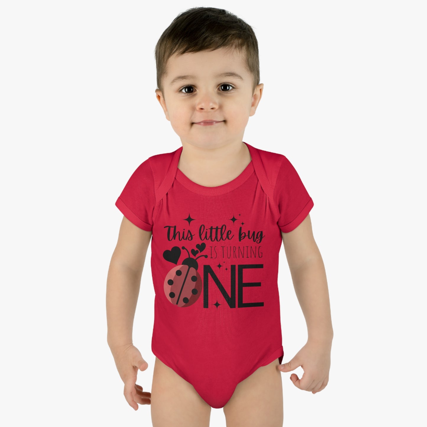 This Little Bug is Turning One | Ladybug First Birthday Shirt