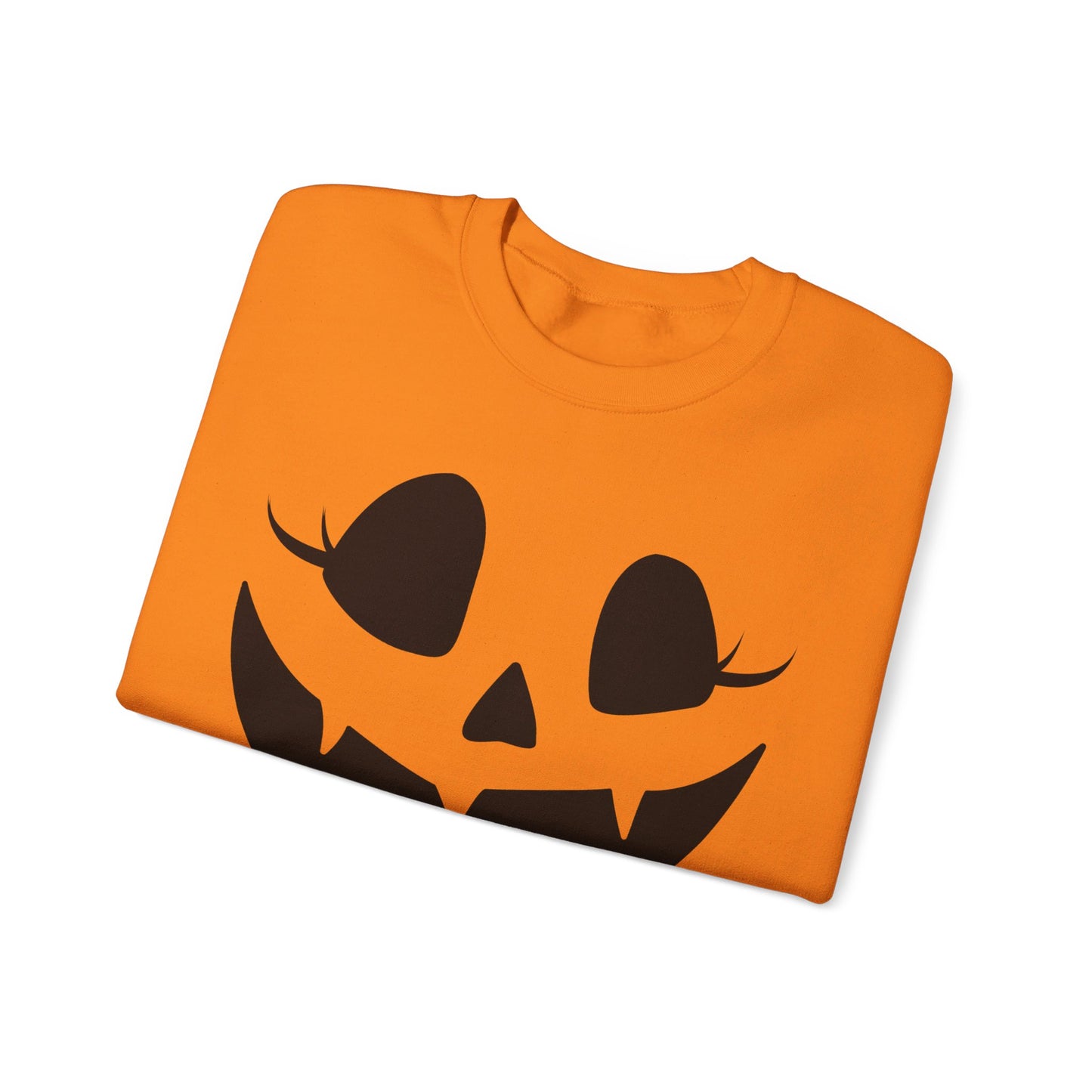 Girly Pumpkin | Adult Unisex Halloween Sweatshirt