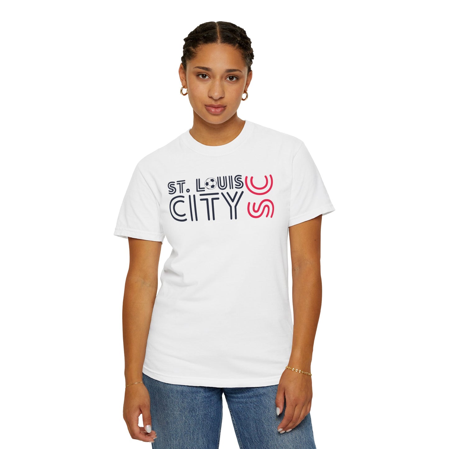 St. Louis City Soccer T-Shirt | Minimalist | Comfort Colors Tee