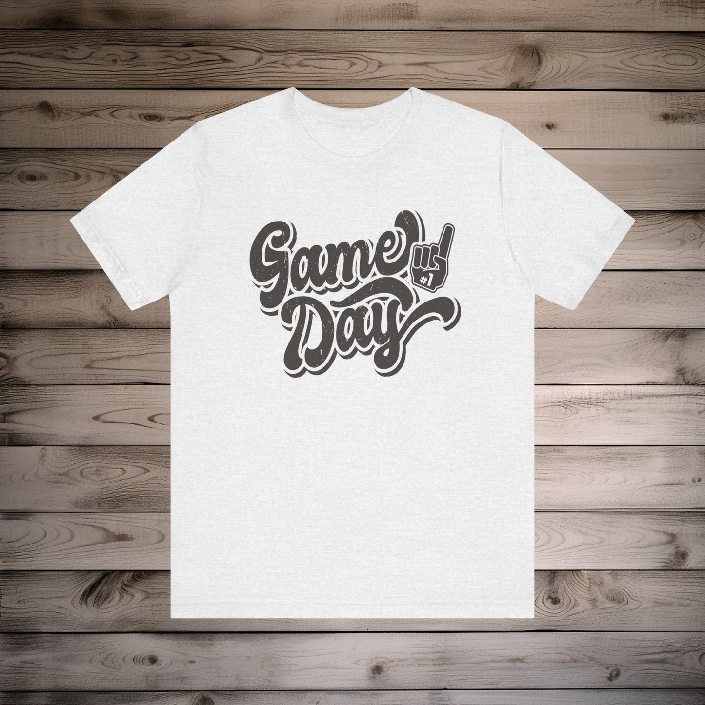 Game Day Vintage #1 Fan - Unisex Jersey Short Sleeve Tee