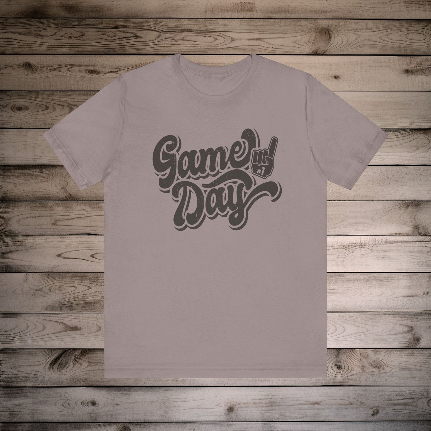 Game Day Vintage #1 Fan - Unisex Jersey Short Sleeve Tee