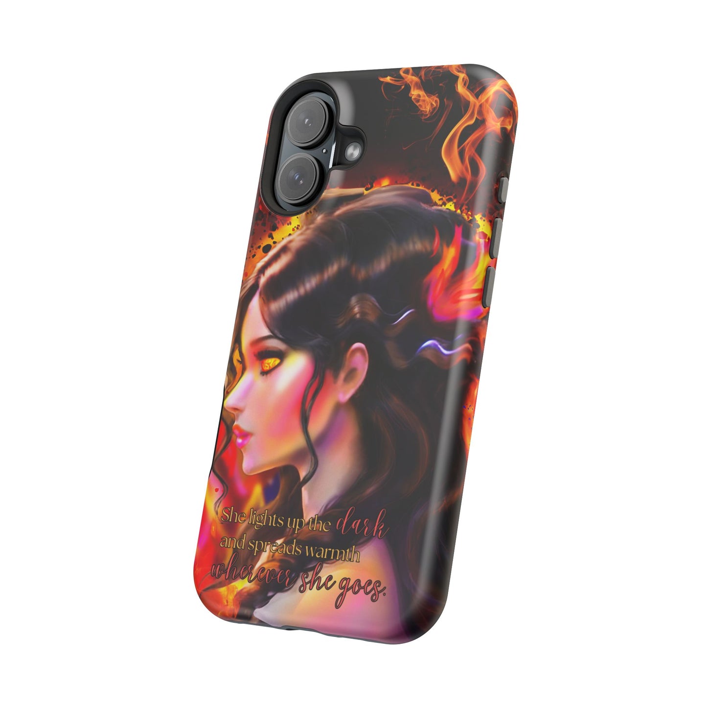 Anime Magnetic Phone Case | Fire Goddess Original Art