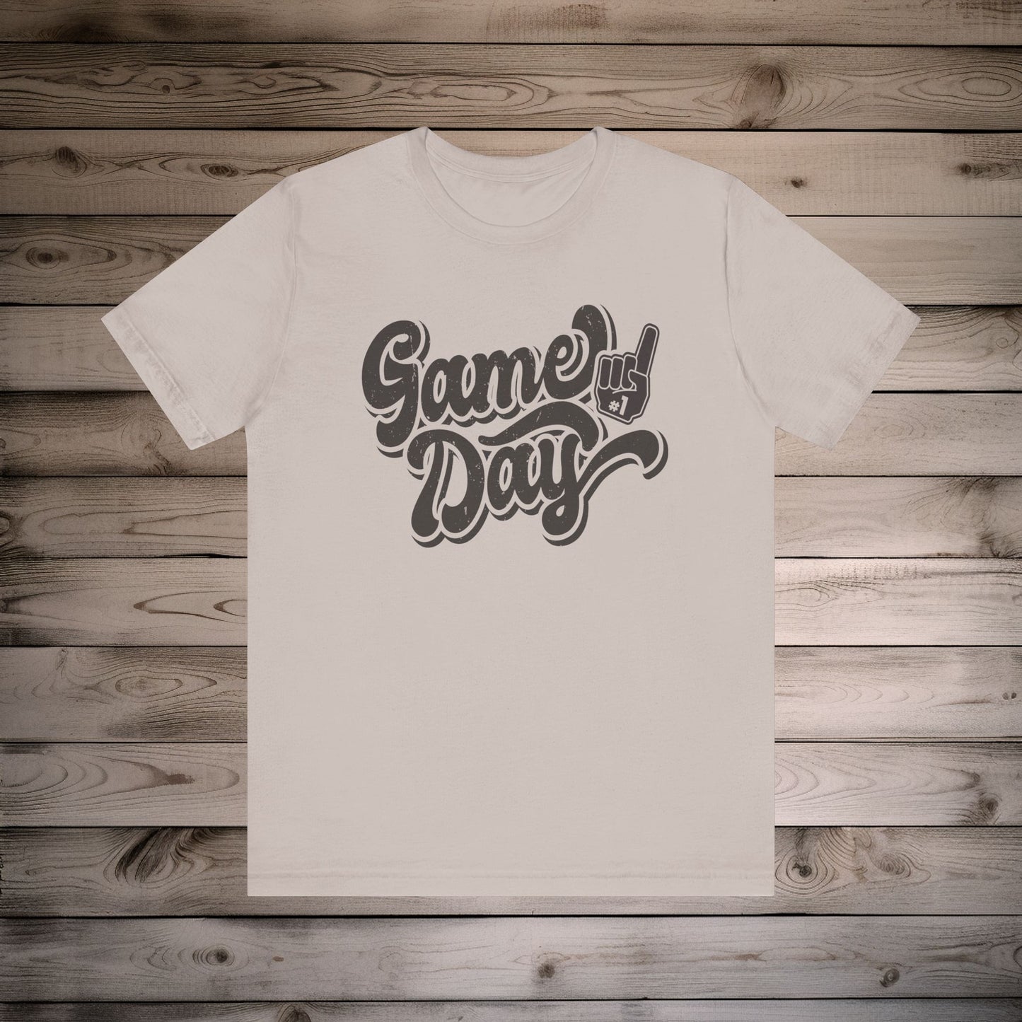 Game Day Vintage #1 Fan - Unisex Jersey Short Sleeve Tee