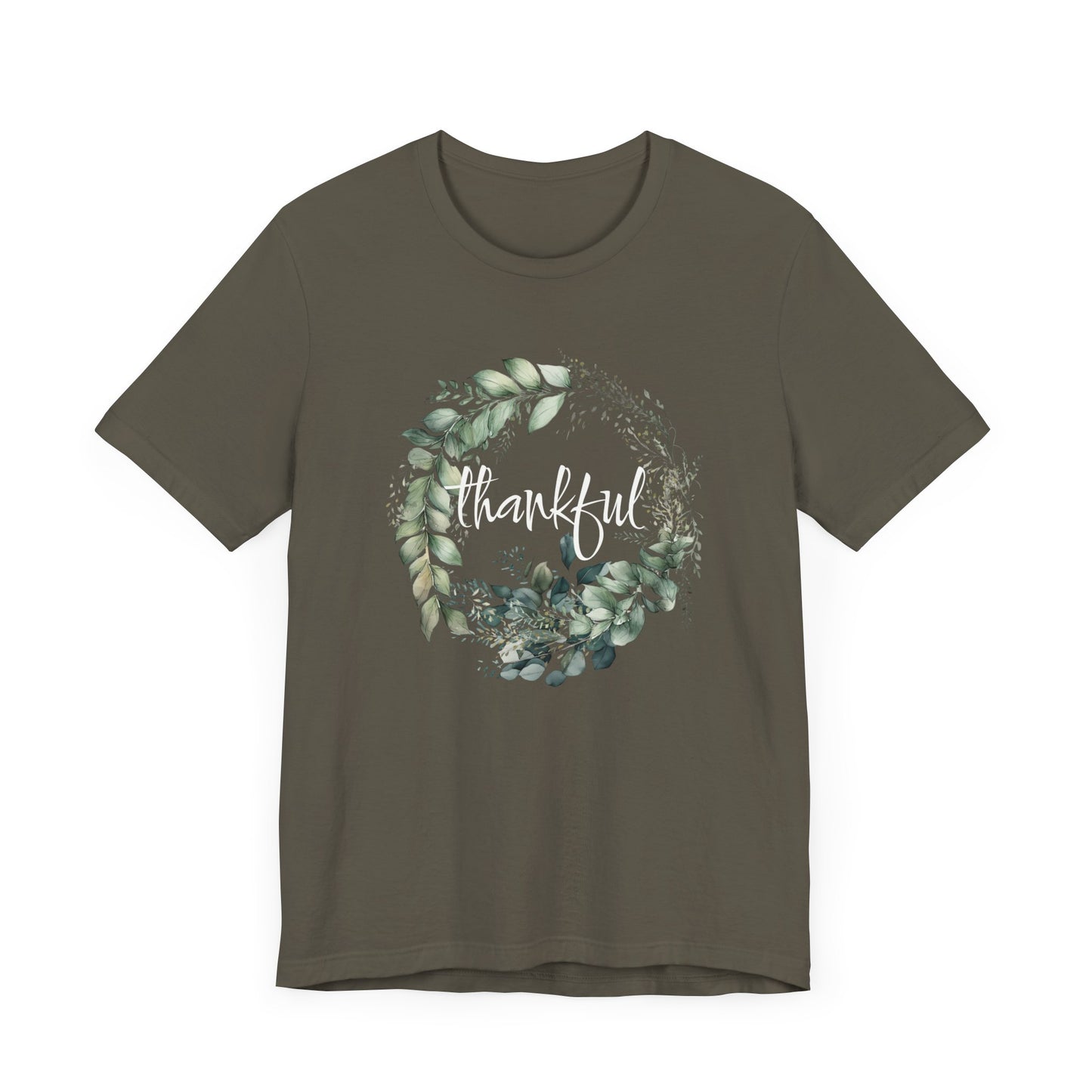 Adult "Thankful" - Unisex Jersey Short Sleeve Tee