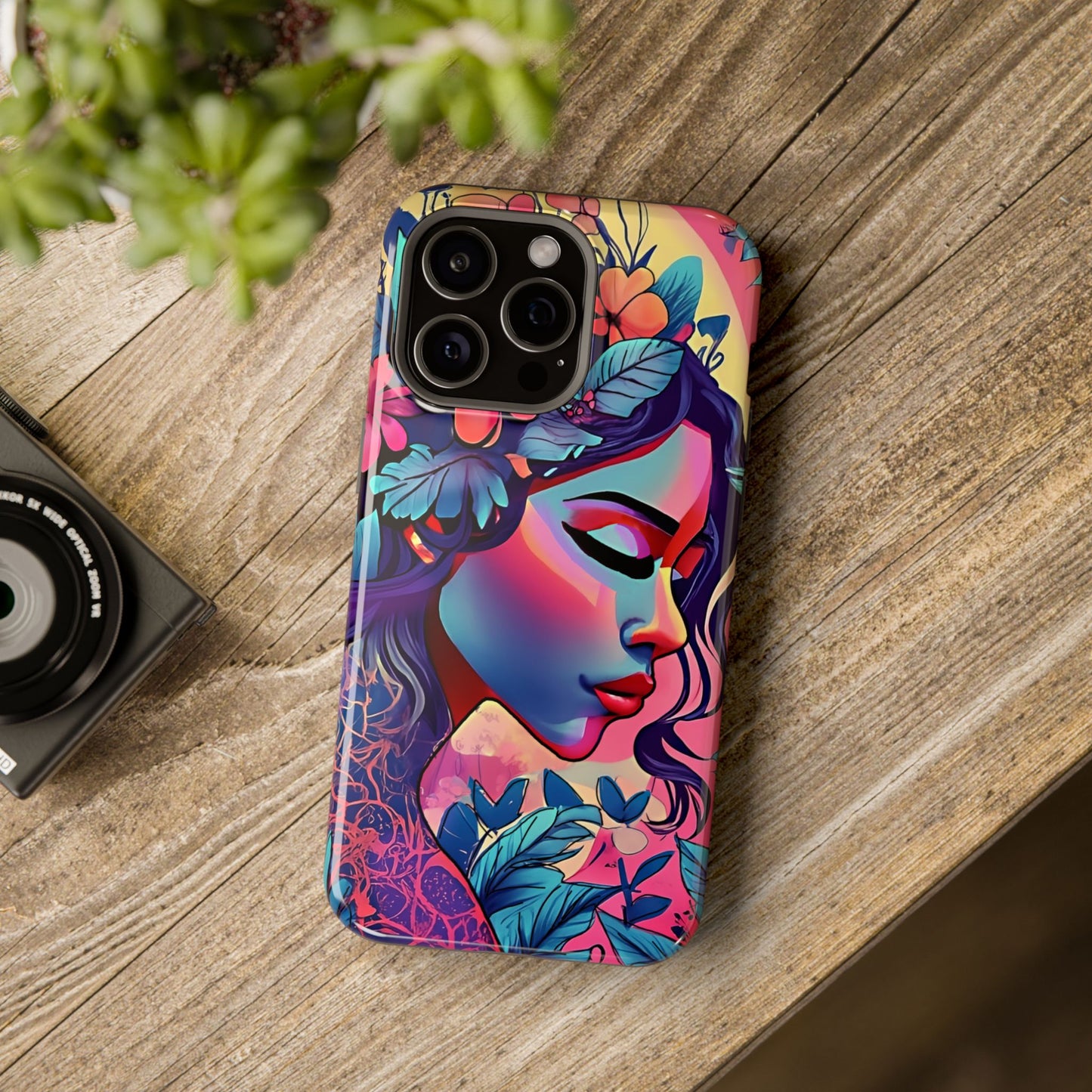 Anime Magnetic Phone Case | Garden Goddess Original Art