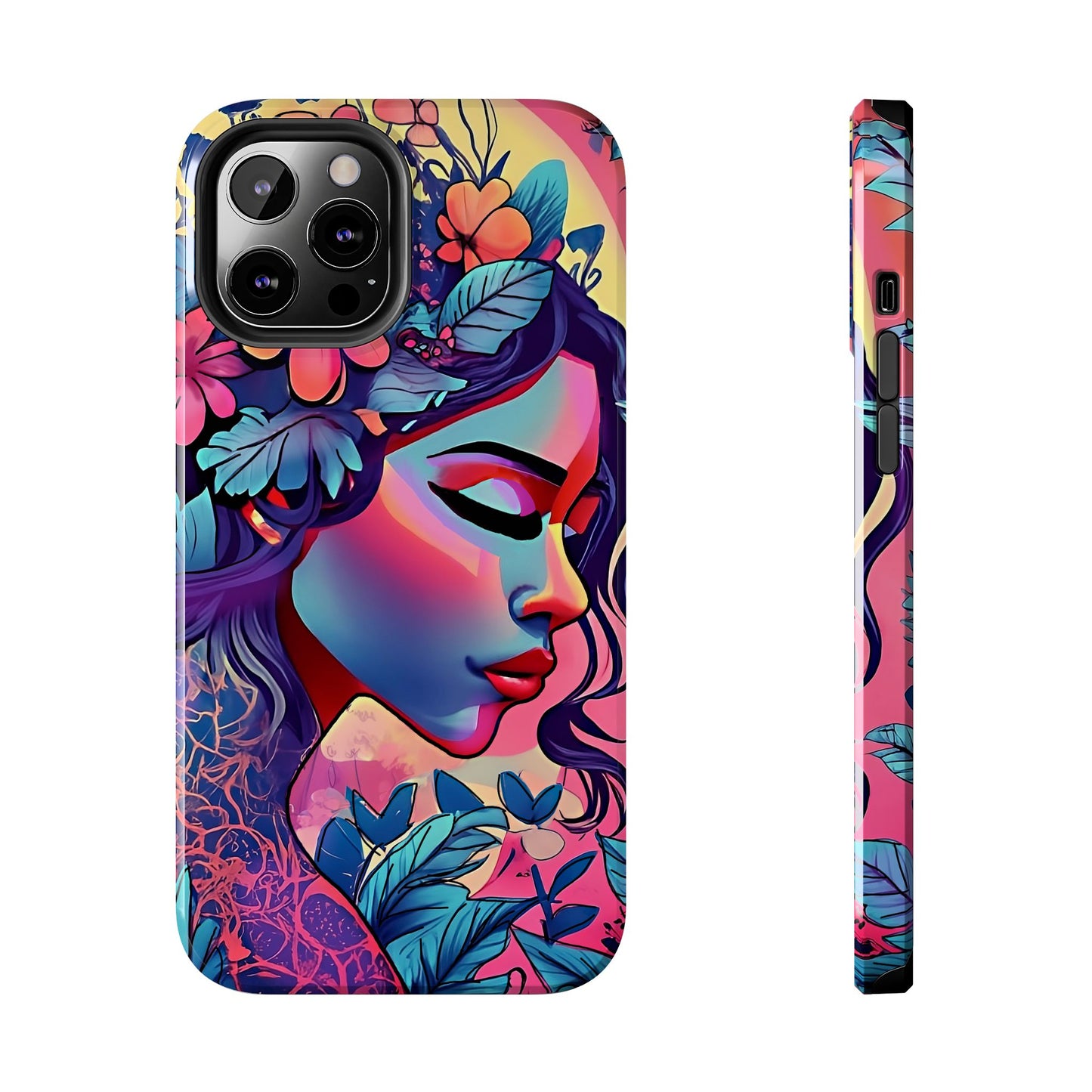 Anime iPhone Case | Water Goddess Original Art | iPhone X, iPhone 11, iPhone 12, iPhone 13, iPhone 14