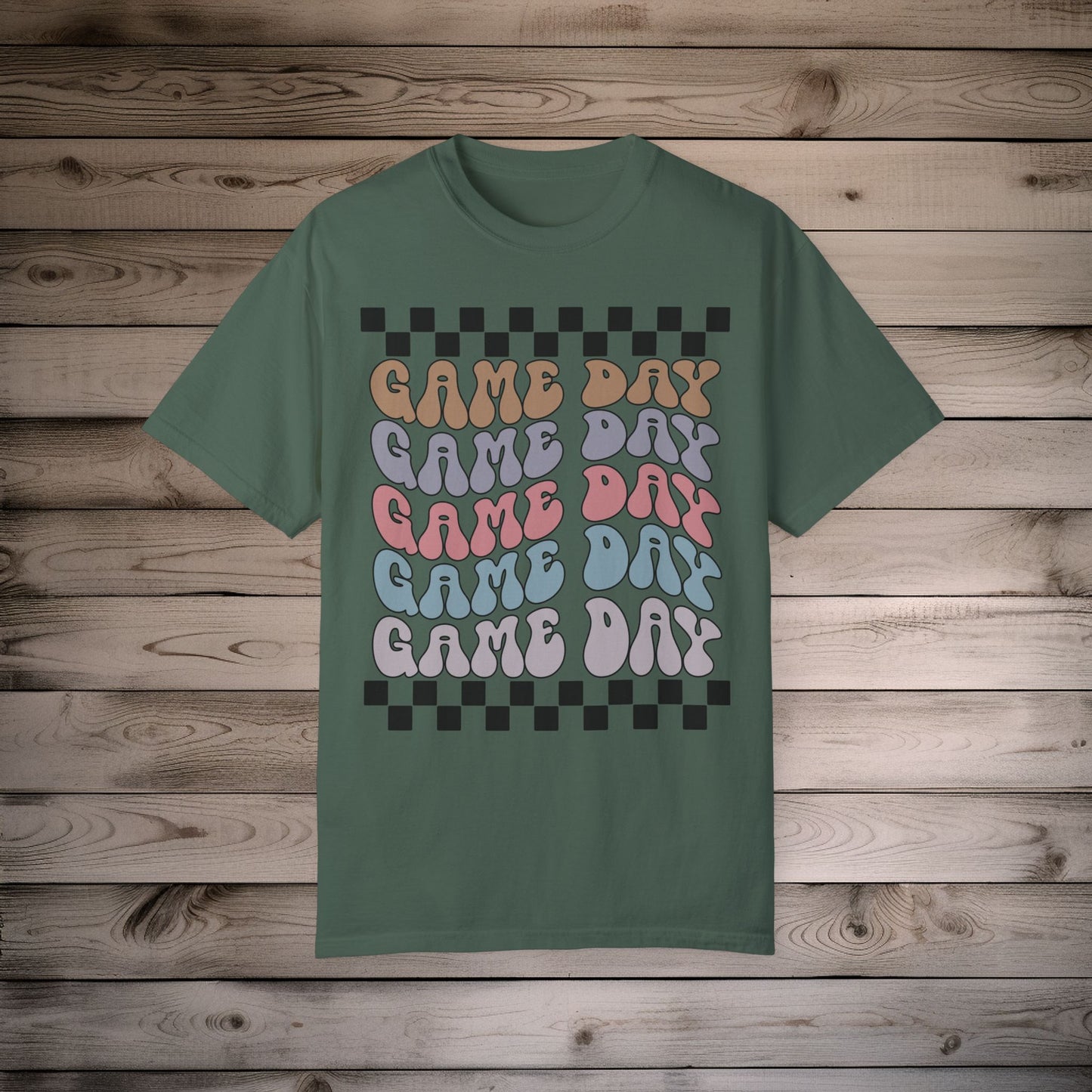 Game Day | Retro Checkers | Unisex Relaxed T-shirt