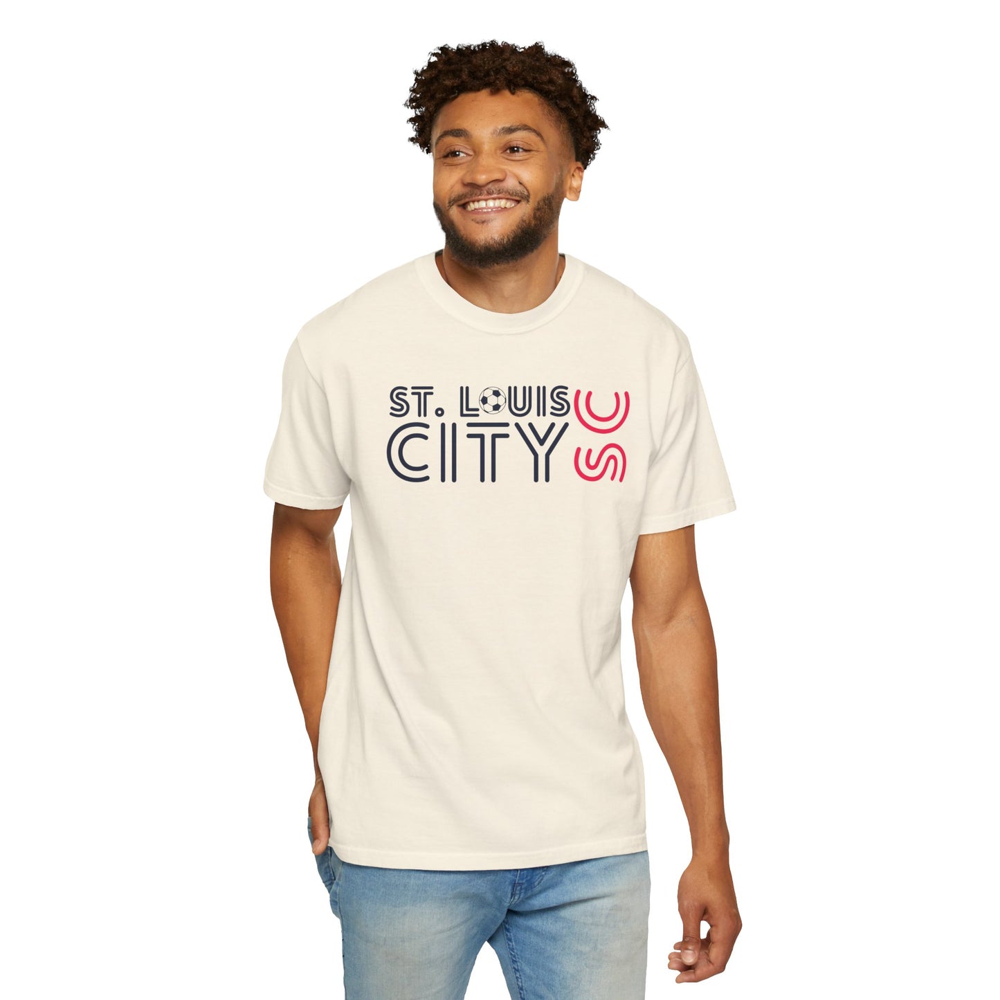 St. Louis City Soccer T-Shirt | Minimalist | Comfort Colors Tee