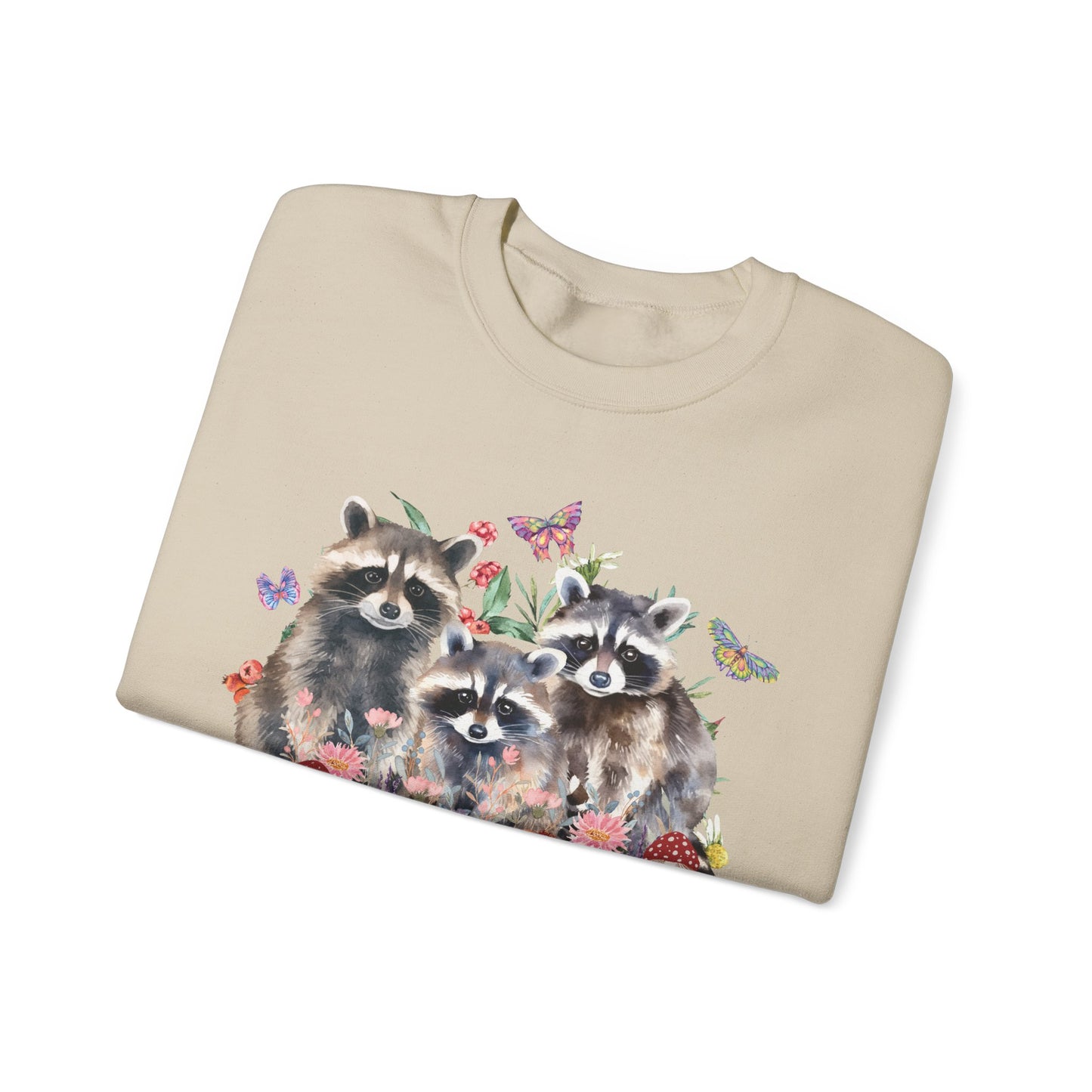 Vintage Raccoon Crewneck Sweatshirt