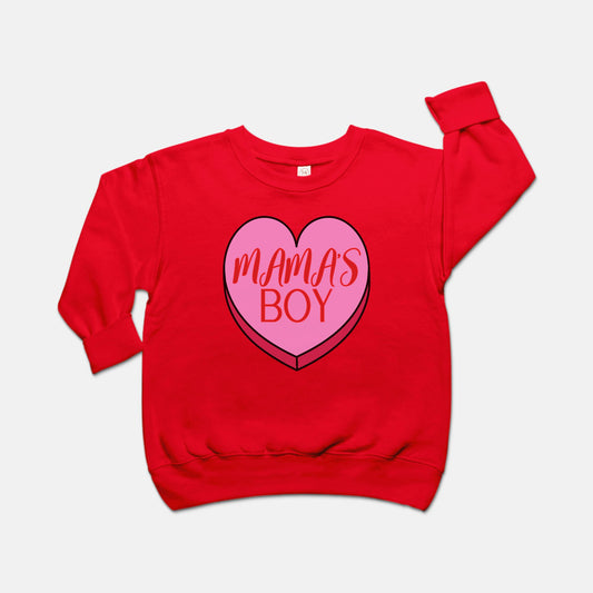 Mama's Boy Sweatshirt -  Valentine's Day Sweatshirt - Mommy and Me
