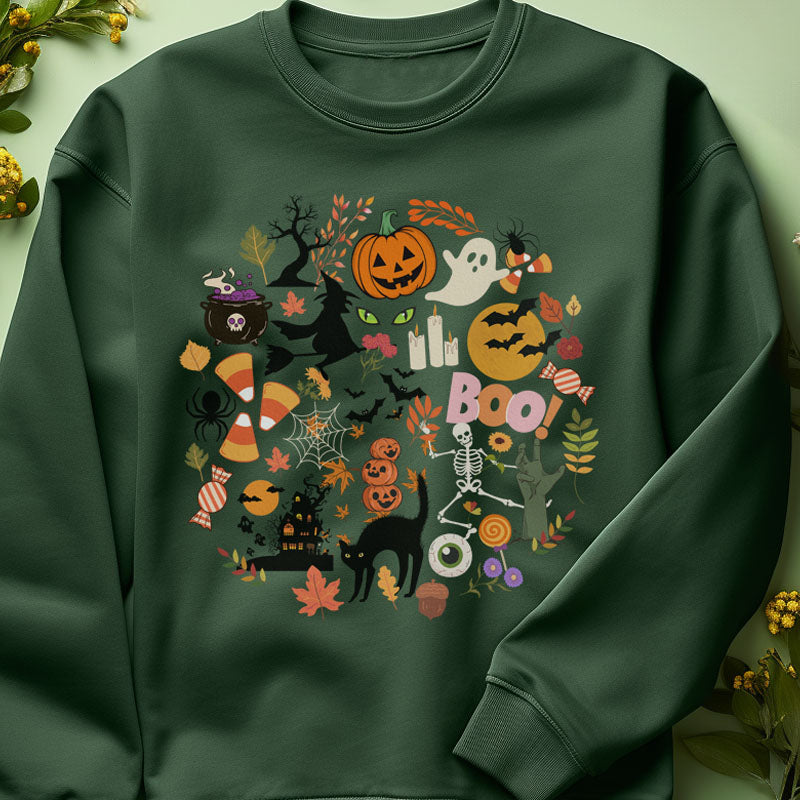 Adult Halloween Unisex Crewneck Sweatshirt