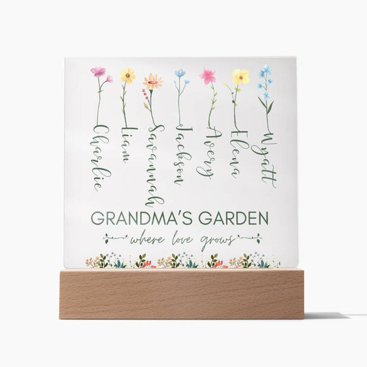 Grandma's Garden - Mother's Day Plaque