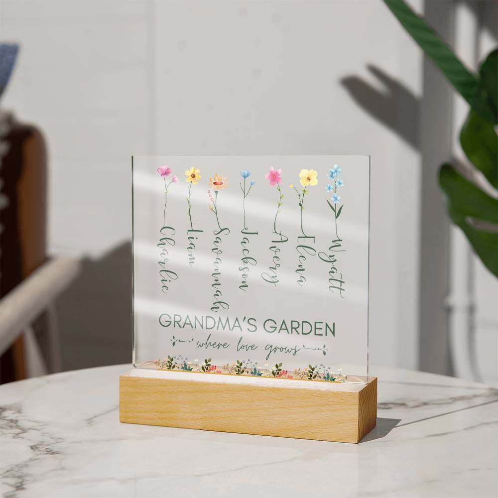 Grandma's Garden - Mother's Day Plaque