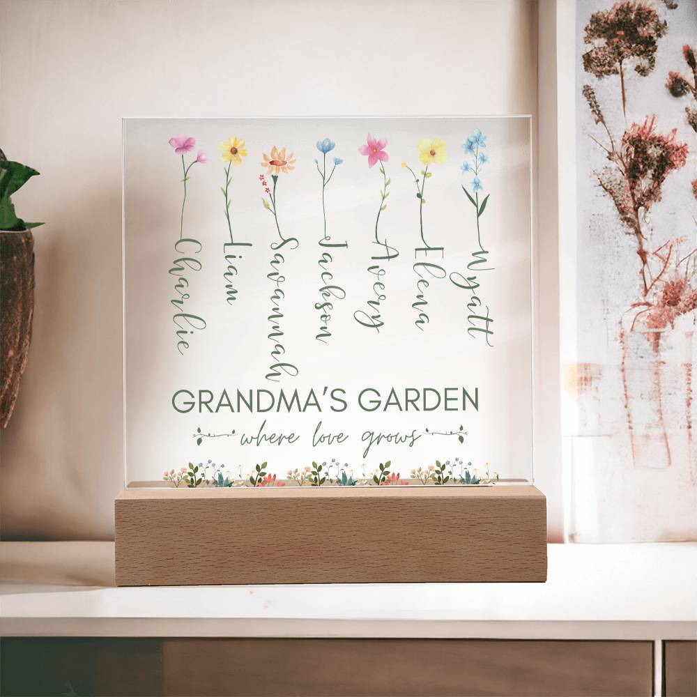 Grandma's Garden - Mother's Day Plaque