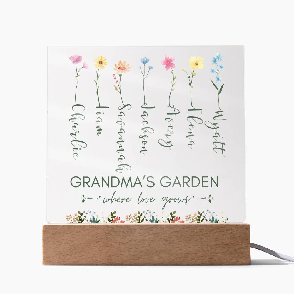 Grandma's Garden - Mother's Day Plaque