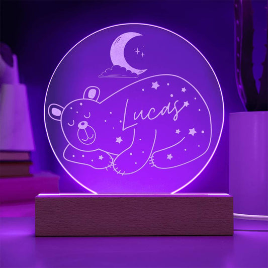 Bear Personalized Night Light