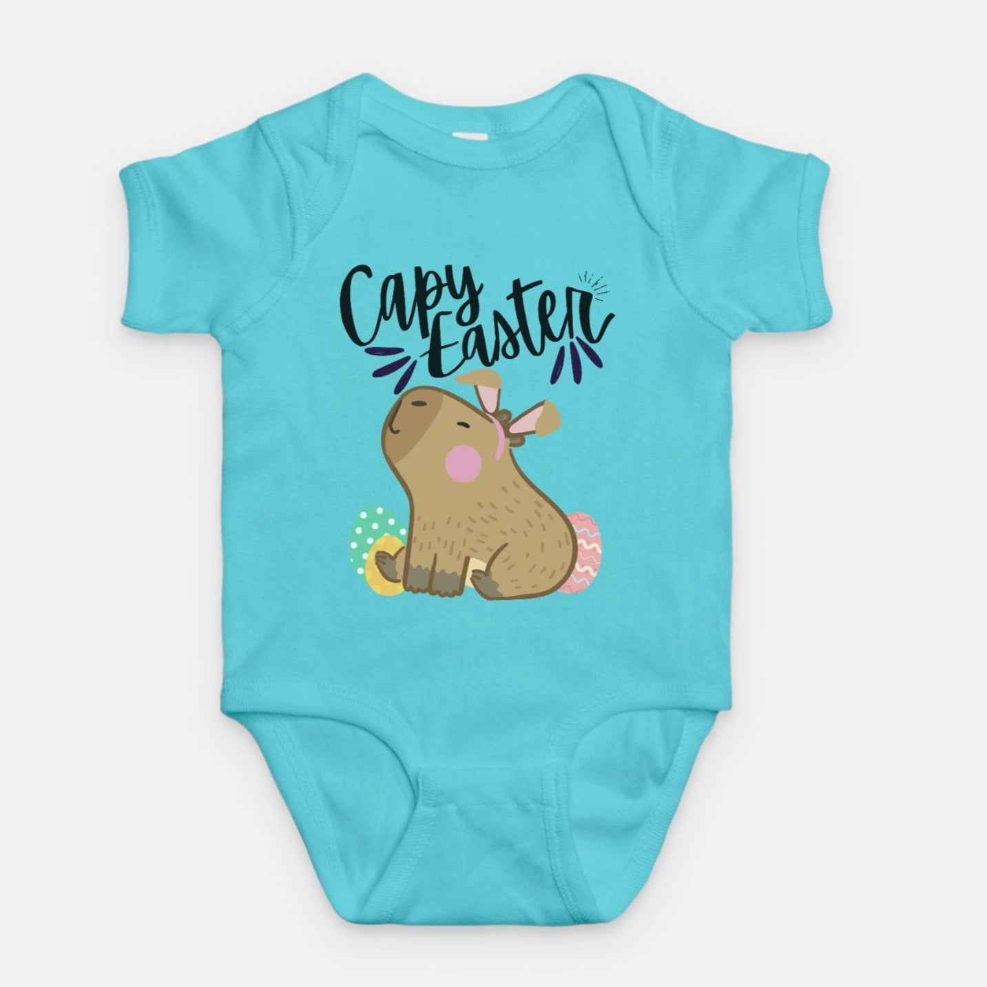 Capy Easter | Capybara Easter Bodysuit for Baby