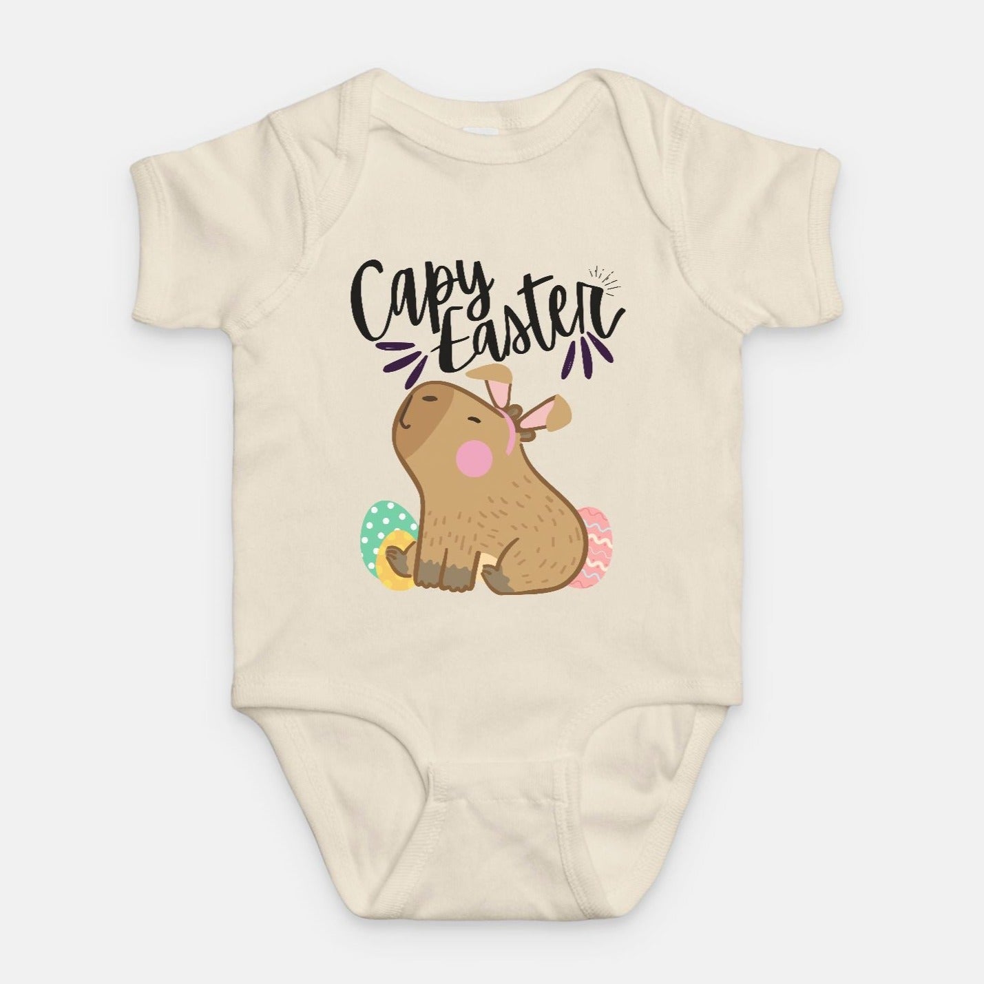 Capy Easter | Capybara Easter Bodysuit for Baby