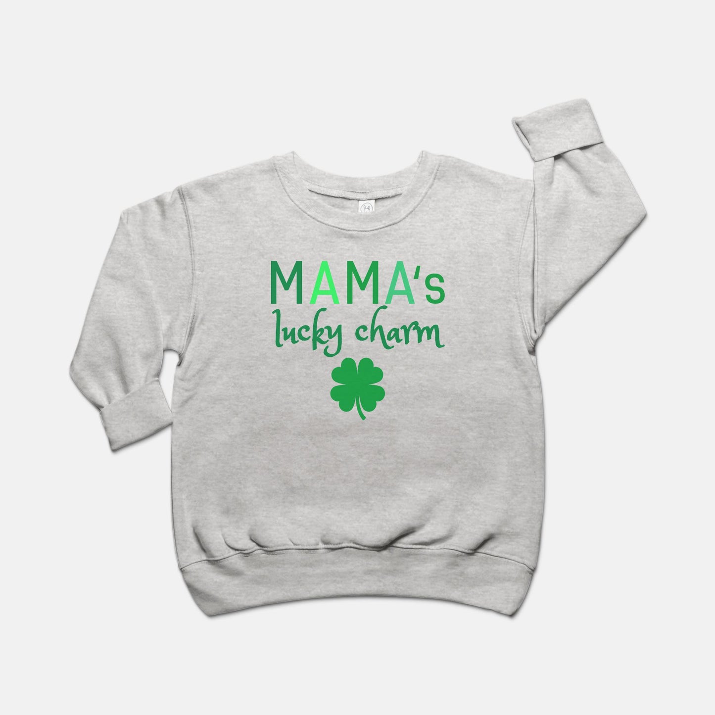 Mama's Lucky Charm - St. Patrick's Day Toddler Sweatshirt - Mommy and Me