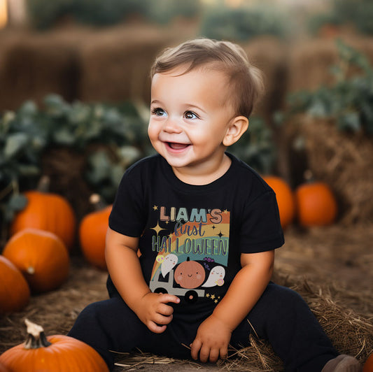 Infant Customizable "First Halloween" - Soft Tee 6mo-24mo