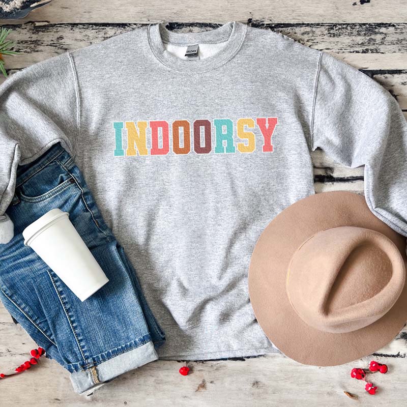 Adult "Indoorsy" | Unisex Sweatshirt
