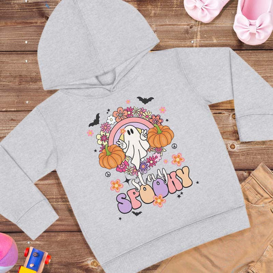 Toddler "Stay Spooky"- Halloween Pullover Fleece Hoodie